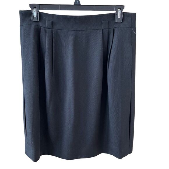 Akris Punto for Bergdorf Goodman Wool Pencil Skirt Size 14